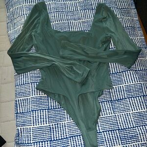 Lululemon Wundermost Ultra-Soft Nulu Square-Neck Long-Sleeve Bodysuit